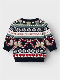 NAME IT Jule Sweater Rille Dark Sapphire